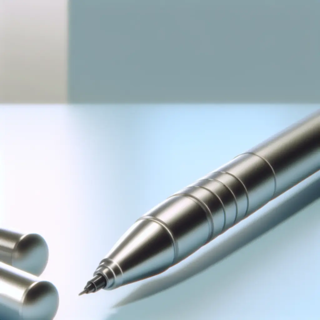 Ołówek mechaniczny w odcieniu matowego srebra