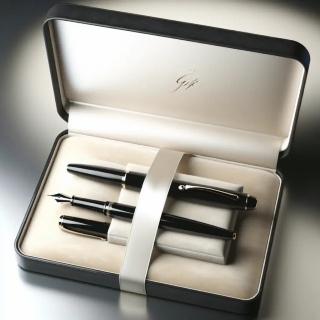 Zestaw upominkowy: pióro i ołówek w eleganckim etui