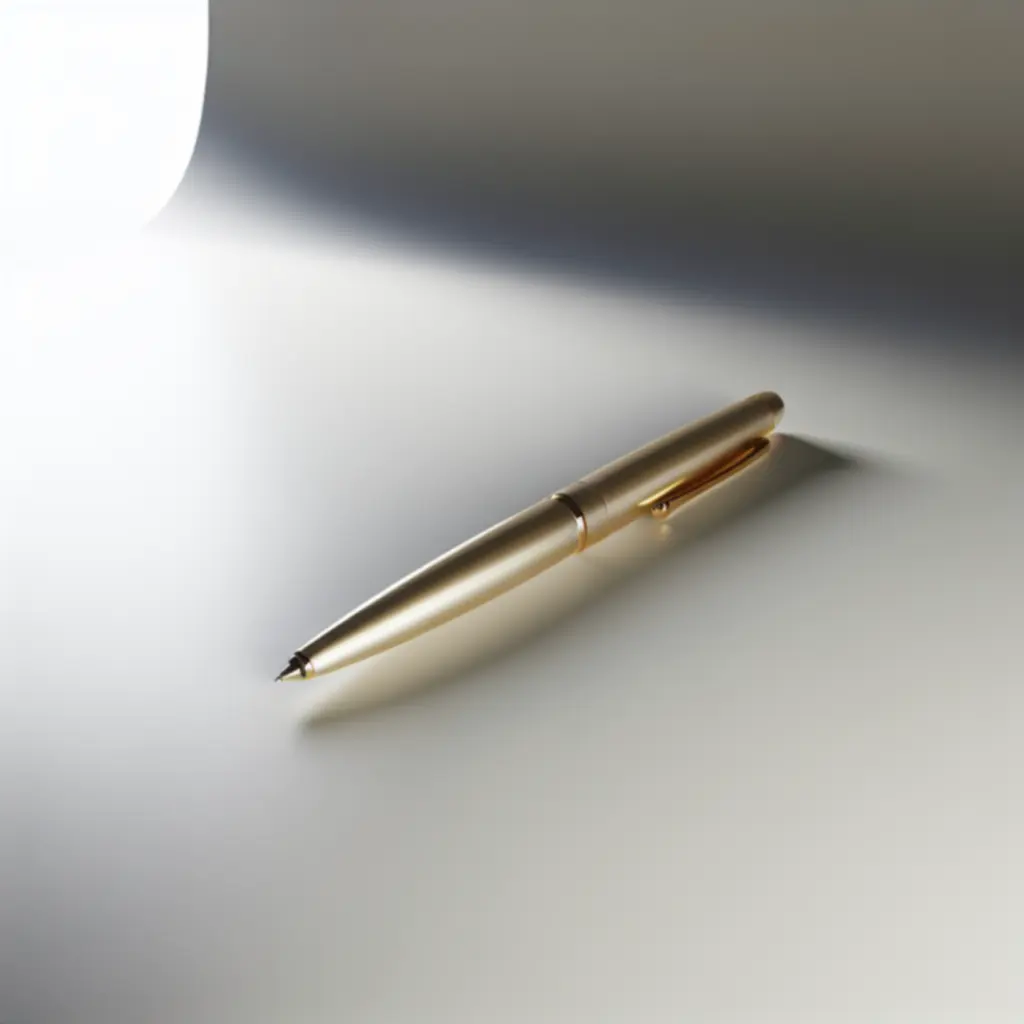 Długopis żelowy PenMarkk Gold — akcenty w kolorze złota