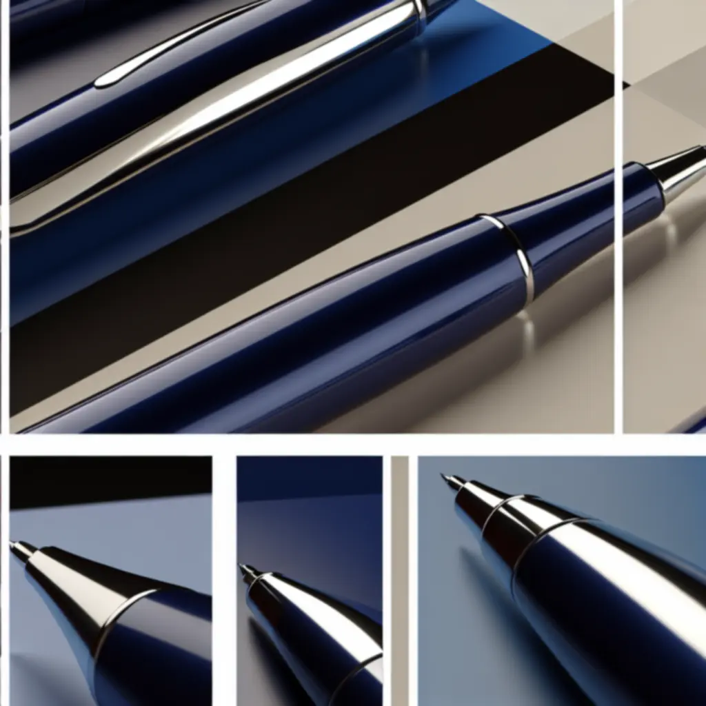 Długopis żelowy Scriptum Navy — korpus granatowy