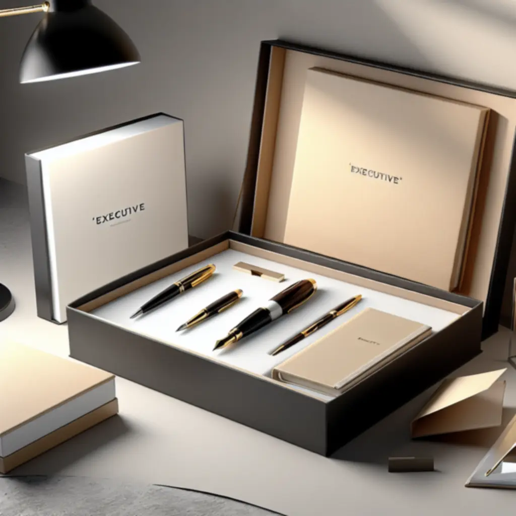 Zestaw Executive PenMarkk — pióro, długopis, notes w pudełku prezentowym