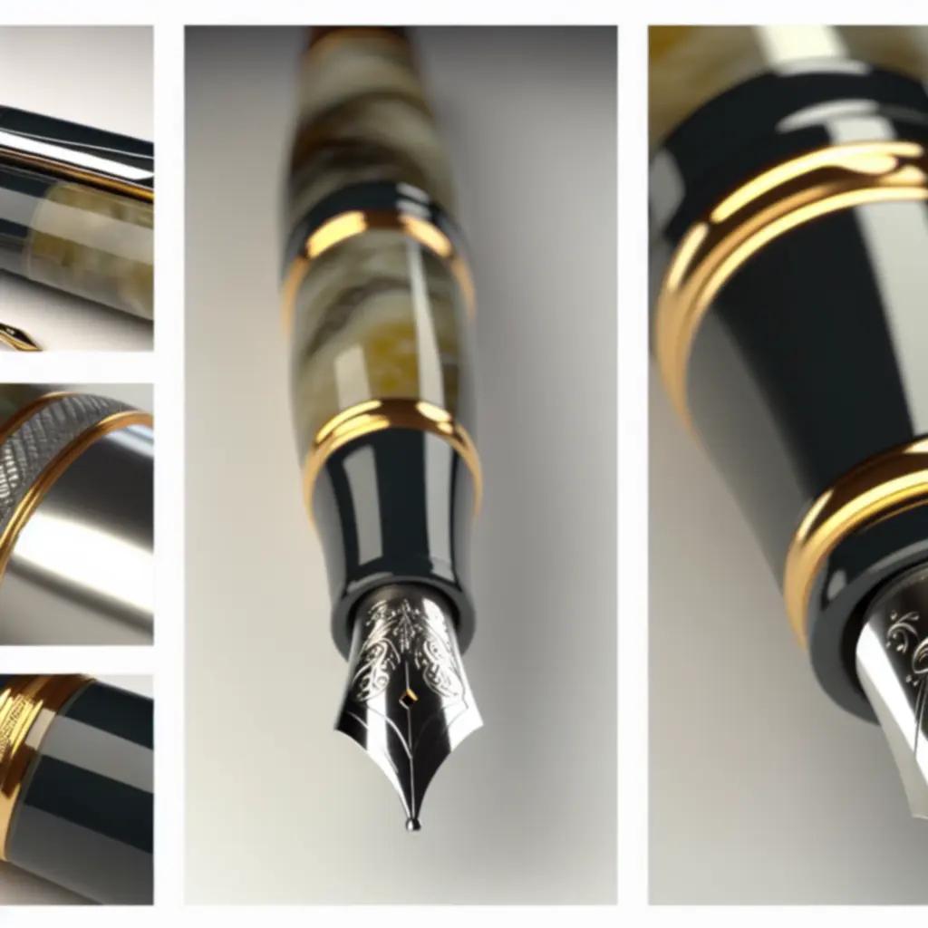 PenMarkk Atelier – zbliżenie stalówki i grawerowanych detali