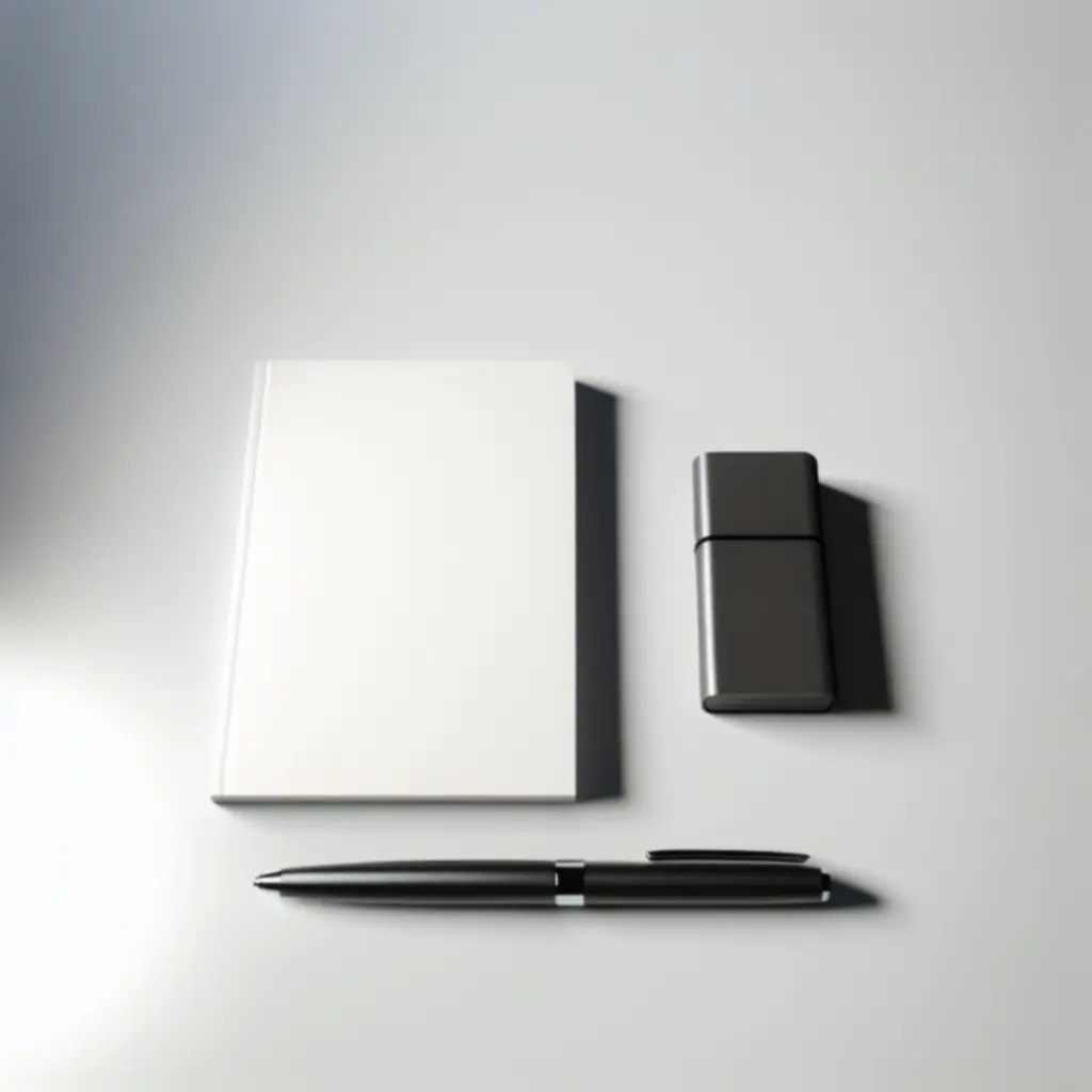 Zestaw biurowy Minimal z notatnikiem A5 i długopisem